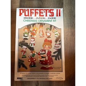 Vintage Puffets II Christmas Ornament Kit Merri Christmas Co 781 Sew Stuff 10pc